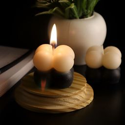 Shraddha Creation Set of 6 Candles image 3
