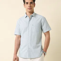 U.S. Polo Assn. Men Classic Tailored Fit Opaque Striped Casual Shirt-picture-24