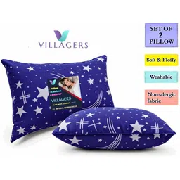 VILLAGERS Unisex Blue Pillows-picture-12