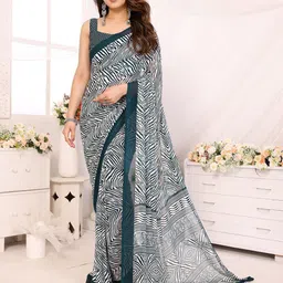 Ambuja International Women Leheriya Printed Pure Georgette Leheriya Saree-picture-20