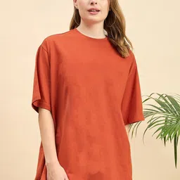 PockMAN Drop-Shoulder Sleeves Bio Finish Cotton Oversized T-shirt-picture-7