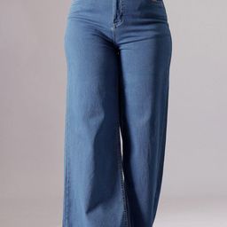 Miss Chase A+ Women Wide Leg High-Rise Stretchable Jeans-picture-43