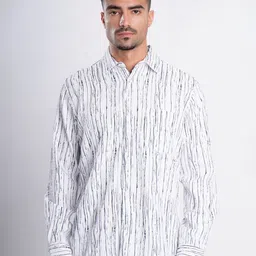 Bene Kleed Regular Fit Abstract Printed Casual Shirt-image-75