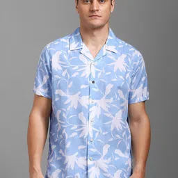Louis Philippe Jeans Men Slim Fit Floral Opaque Printed Casual Shirt-image-70
