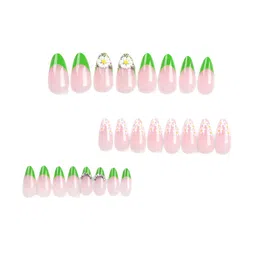 Secret Lives Set Of 24 Glossy 3D Sunflower Studs Reusable Artificial Nails-4