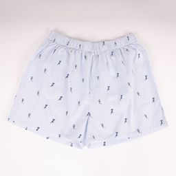 Sizeupp Men Plus Size Printed Cotton Boxers 1002308381908-White-9
