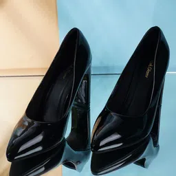 Get Glamr Block Pumps-91