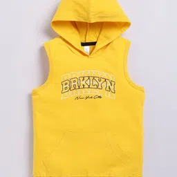 Ginie Boys Printed Hooded T-shirt-34