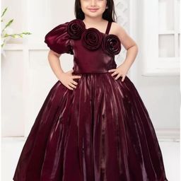 A S POPULAR DRESS Girls Silk Dresses-image-102