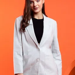 Stylecast X Kotty Notched Lapel Single-Breasted Blazer-image-12