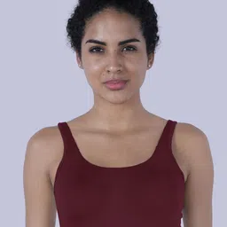 Soie Women Non-Wired Non Padded Full Coverage Low Impact Slip on Sports Bra-76