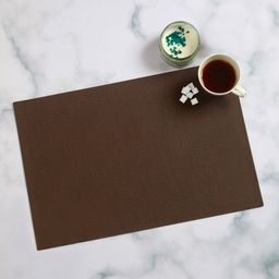 OBSESSIONS 6-Pcs Brown Heat-Resistant Rectangle Table Placemats-image-75
