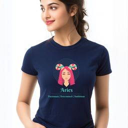 Storeily Women Graphic Printed Regular Fit Cotton T-shirt-image-67