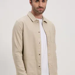 ONEMILE Men Self Design Tailored Jacket image 3