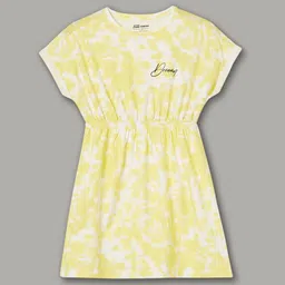 Fame Forever by Lifestyle Girls Abstract Printed Cotton A-Line Dress-image-66