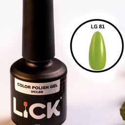 LICK UV/LED Long Lasting Gel Nail Polish - 15 ml - Green - LG 81-19