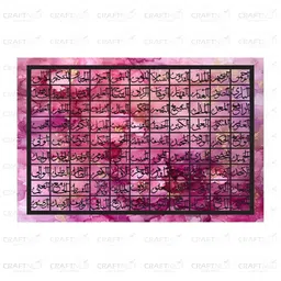 Craftnest creations Pink & Black Single Piece Canvas Religious Wall Paintings-image-5