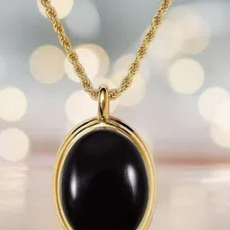GenZcomplex Black Brass Gold-Plated Pendant-picture-27
