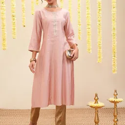Vishudh Women Ethnic Motifs Printed Kurta-31
