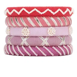 Taasha Craft Set Of 5 Threads Bangles image 2