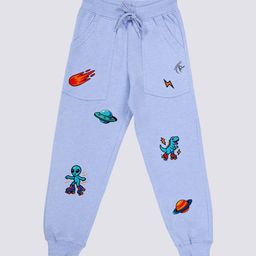 KiddoPanti Boys Printed Jogger With Badge-picture-15