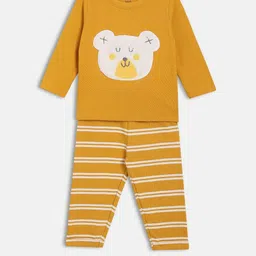 MINI KLUB Boys Printed Pure Cotton T-shirt With Trousers-picture-21
