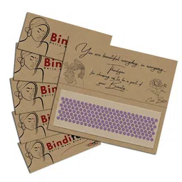 Comet Busters Bindiful Set Of 5 Traditional Round Velvet Bindi-18