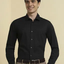 Allen Solly Men Slim Fit Spread Collar Geometric Printed Cotton Formal Shirt-image-48