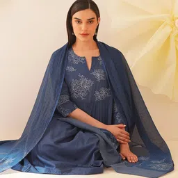 JAYPORE Printed Block Print Dupatta image 4