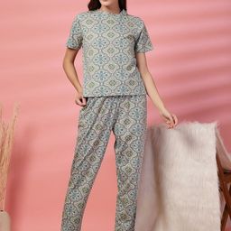 ETC Women Printed Night suit-13