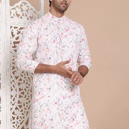 Anouk Men Floral Printed Sequinned Kurta-51