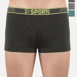 Sporto by Macho Pack Of 4 Cotton Breathability Trunk-picture-30
