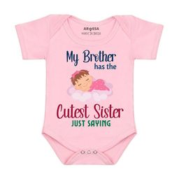 Arvesa Cutest Sister Printed Bodusuit-image-32