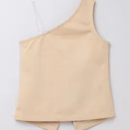 taffykids Girls Textured One Shoulder Top image 3