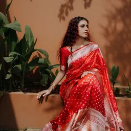 SWEETPEL Woven Design Zari Banarasi Saree-picture-29