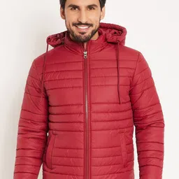 VERO AMORE Men Solid Hooded Quilted Jacket-picture-42