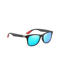 FUNGLASSES Unisex Rectangle Sunglasses with UV Protected Lens wfr red sd polorz blue-image-92