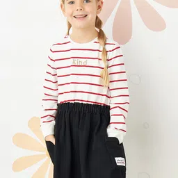 max Striped Fit & Flare Dress-image-17
