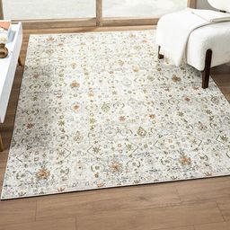 Kaleen India Orange Polyester Abstract Anti-Skid Carpets-image-32