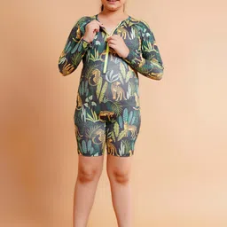 Keepfit Kids Printed Swimwear With Attached Shorts-10