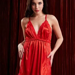 SECRETS BY ZEROKAATA Satin Baby Doll-image-78