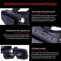 DRUMSTONE Wireless Headset with 8-Hour Battery & 3D VR Headset for Immersive Experience image 2