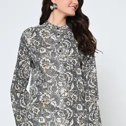 BAESD Women Ethnic Motifs Printed Floral Kurta-picture-32