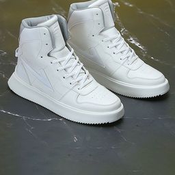 Field Care Men PU High-Top Sneakers-59