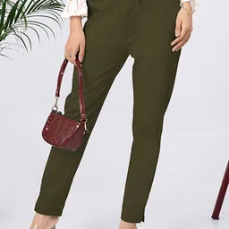 Larqi Women Comfort Low-Rise Easy Wash Trousers-picture-37