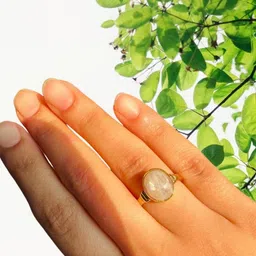 GenZcomplex Gold-Plated Brass Finger Ring-image-22