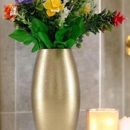 DECORSMITH Metal Oval Vase-image-61