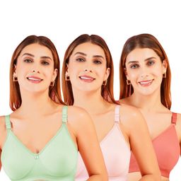 DressBerry Women Pack Of 3 Full Coverage Bra-picture-17