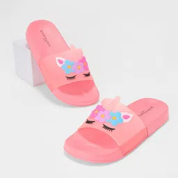 Pantaloons Junior Girls Rubber Sliders-18