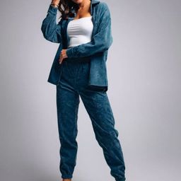 Sztori Shirt Collar Shirt With Joggers Co-Ords-picture-44